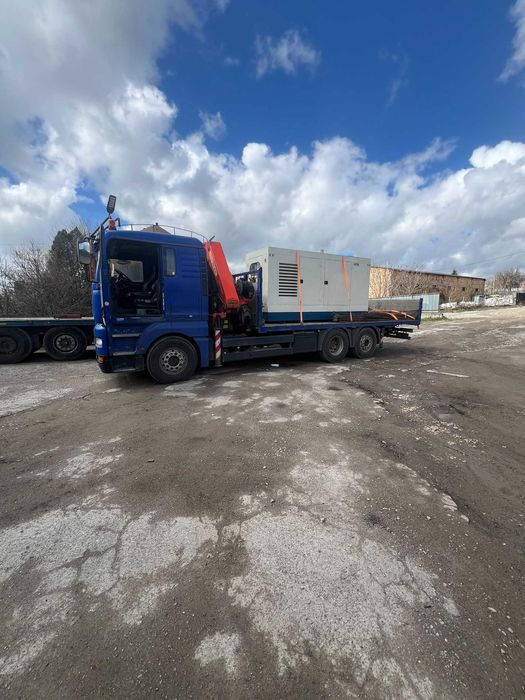 Транспортни услуги Камион с кран 20 метра. Автокран