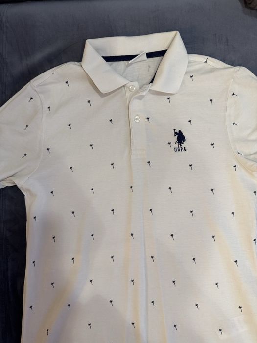 Мъжка тениска U.S. Polo, спортно долнище, риза -използвани, размер S