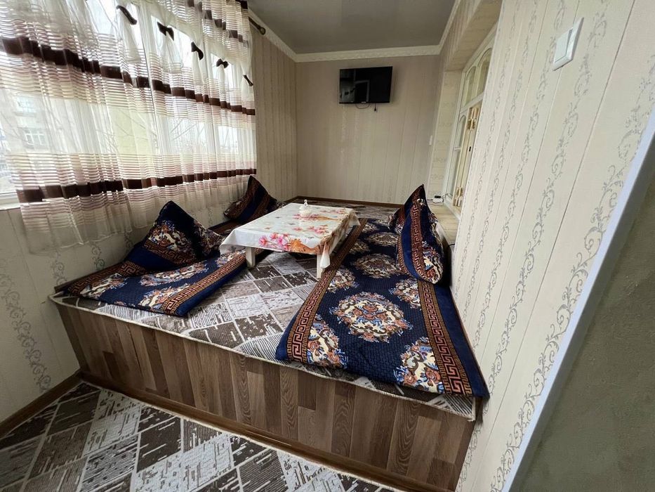 Сдается 3х комнатная квартира
С обстановкой ЛЮКС
В горде Алмалыке