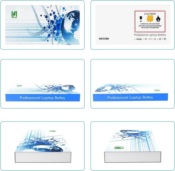 Батерия HASESS YRDD6 за Dell, YRDD6 0YRDD6 1VX1H 01VX1H VM732 0VM732