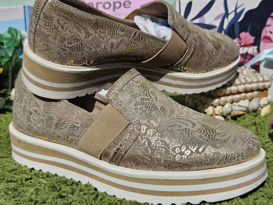 Leone обувки в златисто N38