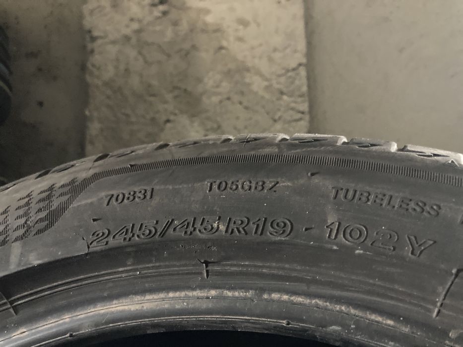 Anvelope Bridgestone set 4 buc 245/45 R 19 Dot 2021