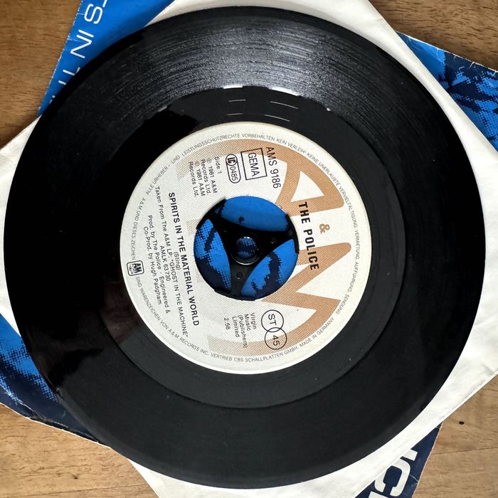The Police – Spirits In The Material World, disc single vinyl