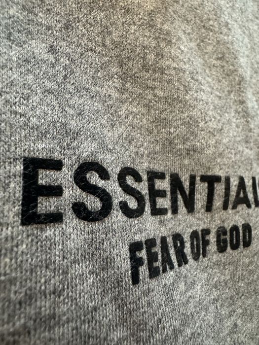 Fear of God "Essentials" Dark Grey Hoodie