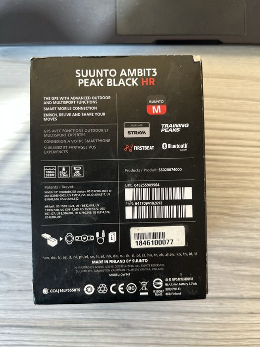 Часы Suunto Ambit 3 peak black HR