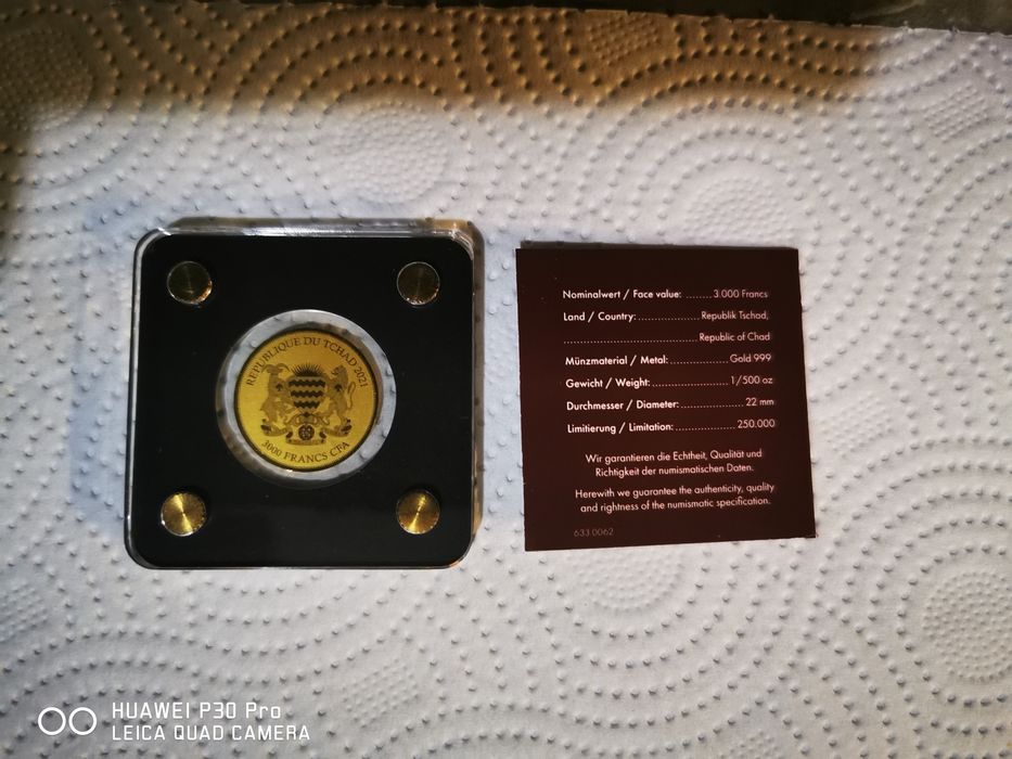 Златна монета за колекционери, подарък или просто за сувенир!