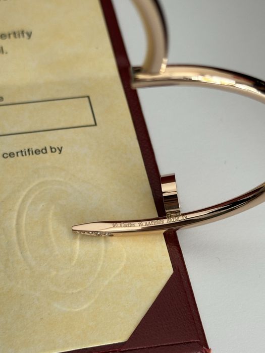 Brățară Cartier Juste un Clou 19 Rose Gold 750 Diamond cu Cutie