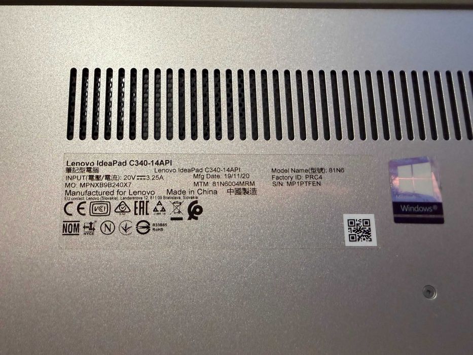 Laptop Lenovo Ideapad C340-14API
