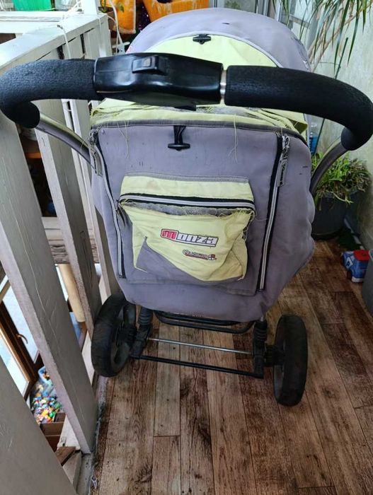 Коляска детская широкая, всесезон