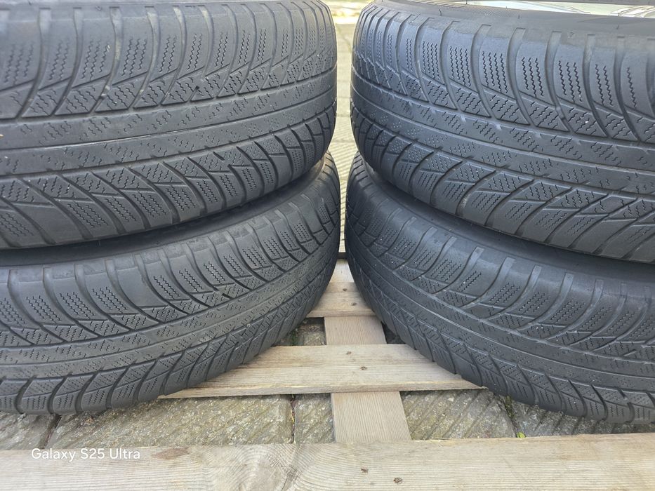 Лети джанти 17ки 5х112 Mercedes + зимни гуми 215/65/17 Bridgestone
