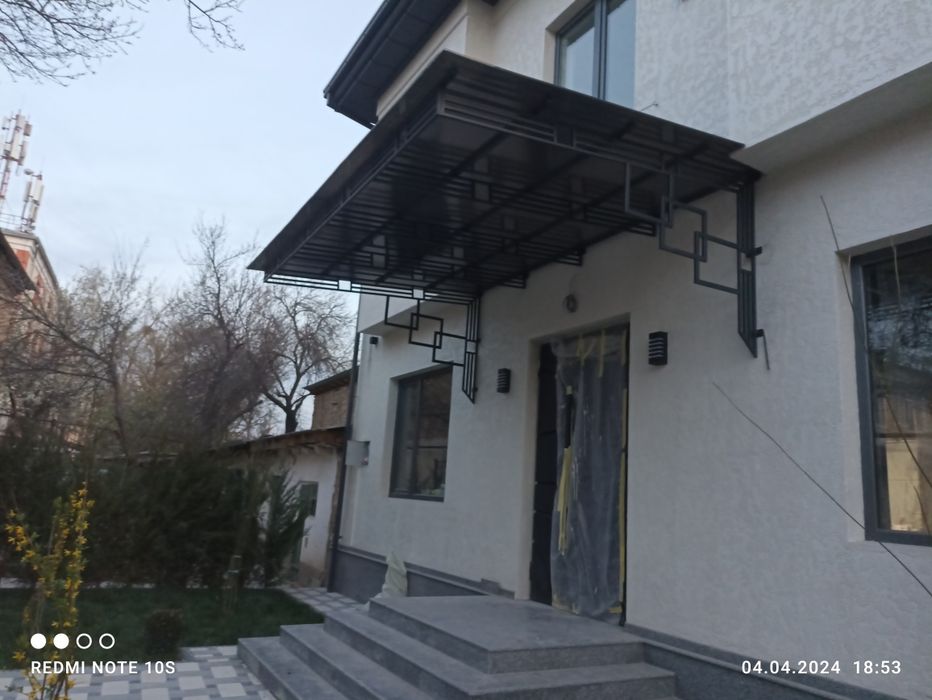 Навес и Козерки на заказ из лексана