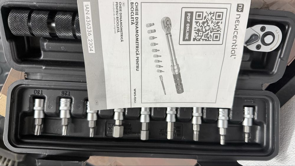 Cheie dinamometrica bicicleta