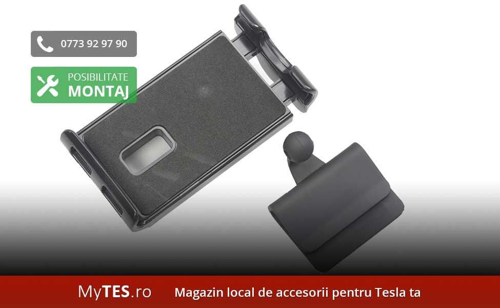 Suport telefon / tableta pt pasager bancheta - Tesla Model 3/Y