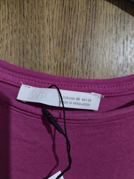 Tricou Zara S nou cu eticheta