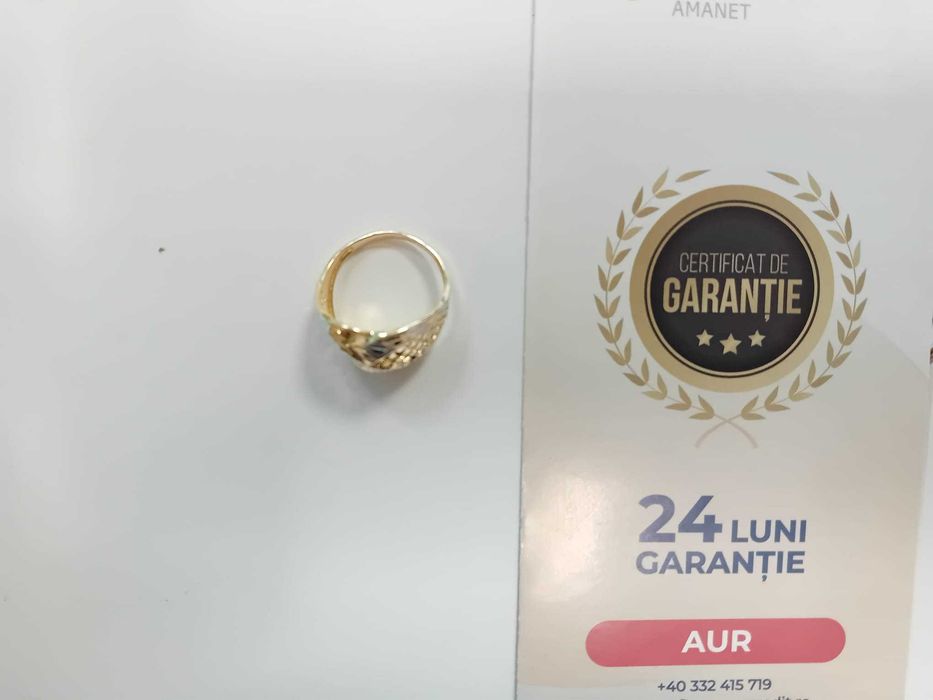 (Ag33) Inel Aur 14K Garantie 2 ani
