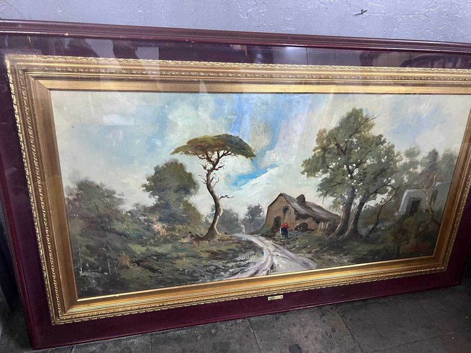 Tablou semnat,pictura in ulei de dimensiuni foarte mari!