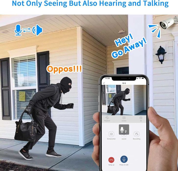 НОВА фото видео система с  кабели и аксесоари 3TB HDD 8ch с 10'' LCD..