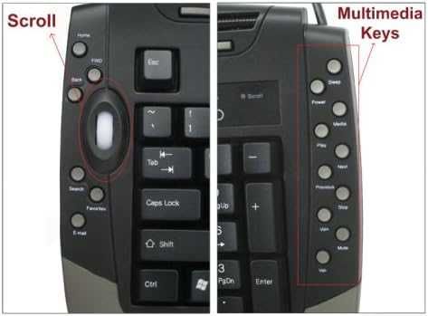 Tastatura multimedia Built-in Webcam, Microphone