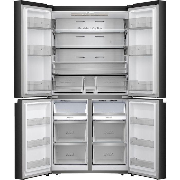 Нов инверторен side by side french door хладилник с фризер   Hisense RQ758N4SAFE  609 литра Total No Frost