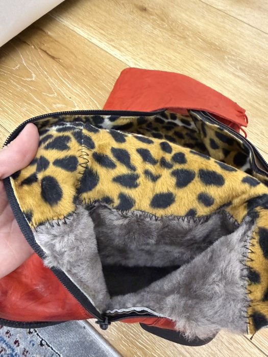 Зимние сапоги ботфорты