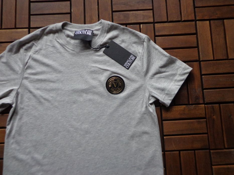 Мъжка тениска Versace Jeans Couture V Emblem logo cotton T-shirt