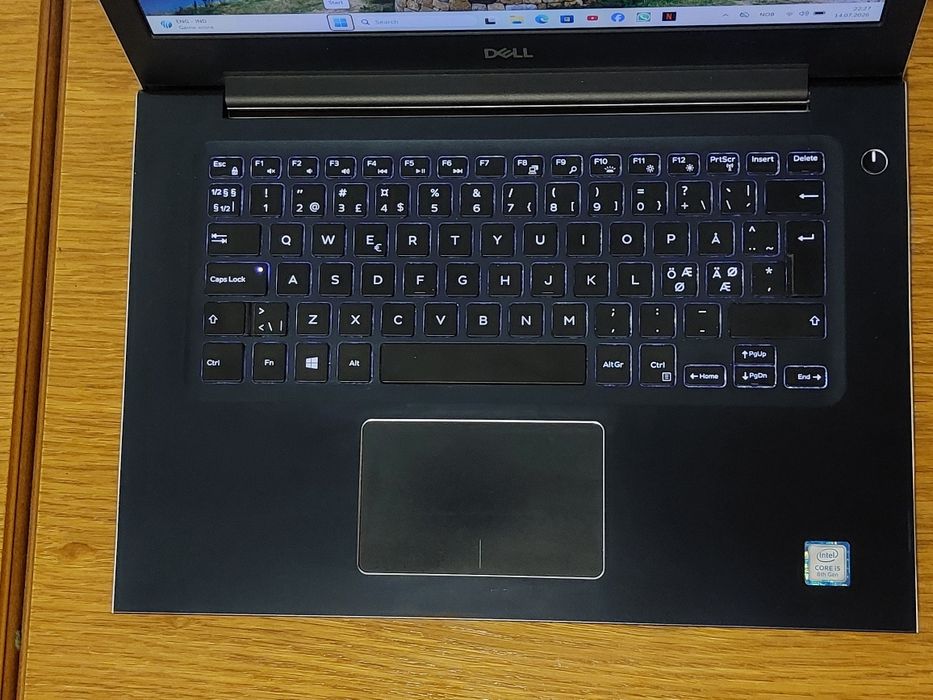Laptop Dell 5471 i5 8250u 1,6Ghz/3,4Ghz, 12GB, 256GB + 500GB, HD 620, Windows 11 Office 2024