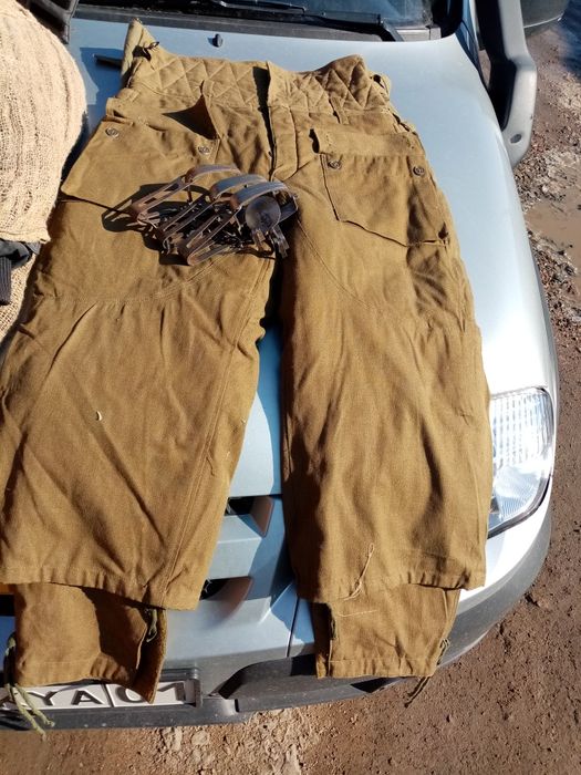 Штаны ватные тёплые для рыбалки и охоты