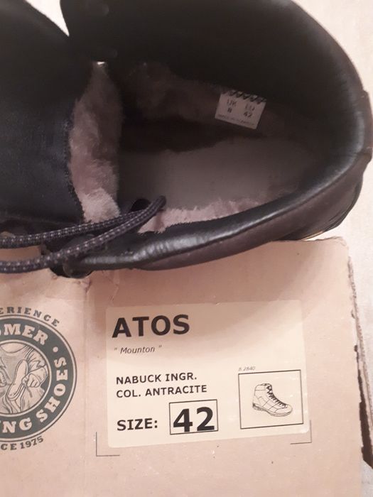 Ботинки LOMER Atos antracite