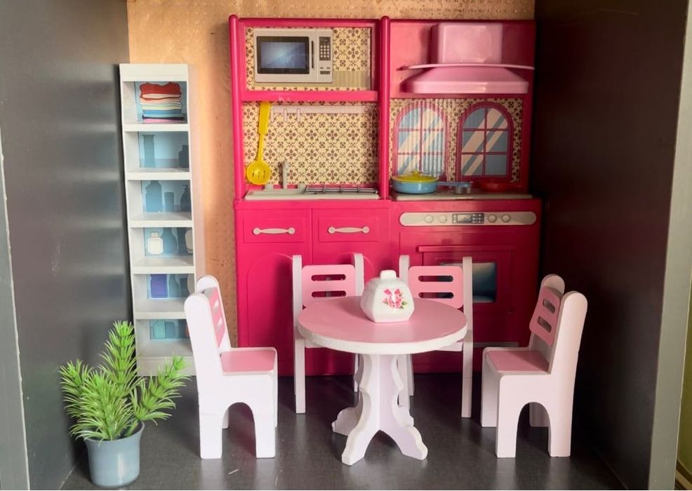 Кукольный дом мебель барби