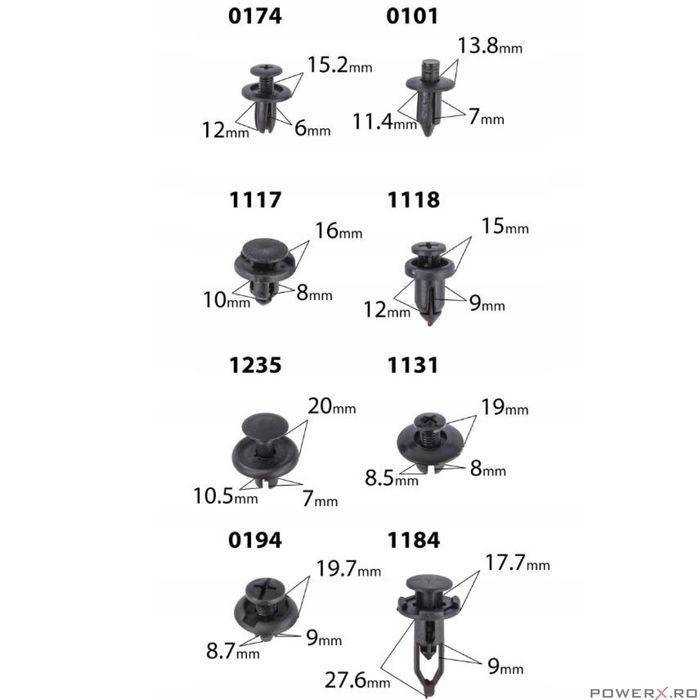 Set demontare tapiterie, 620 elemente, Red Technic