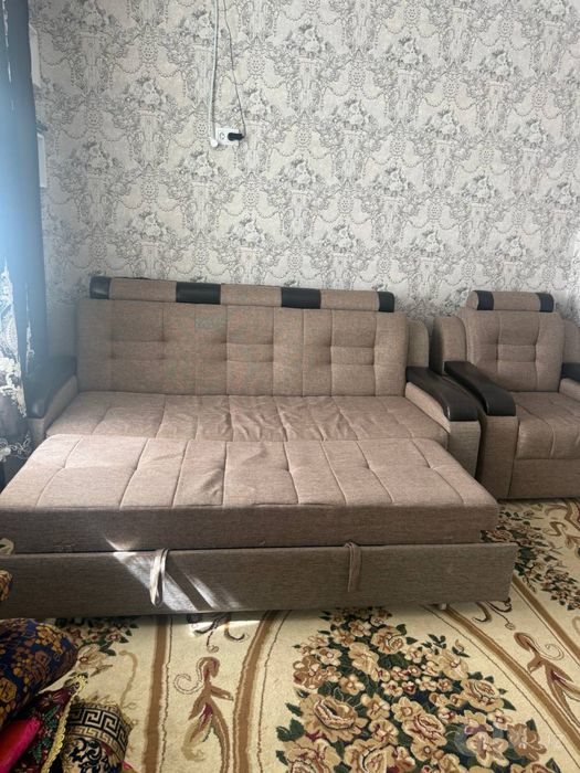 УЮТНЫЙ ДИВАН + 2 КРЕСЛА  Отличный комплект для дома!