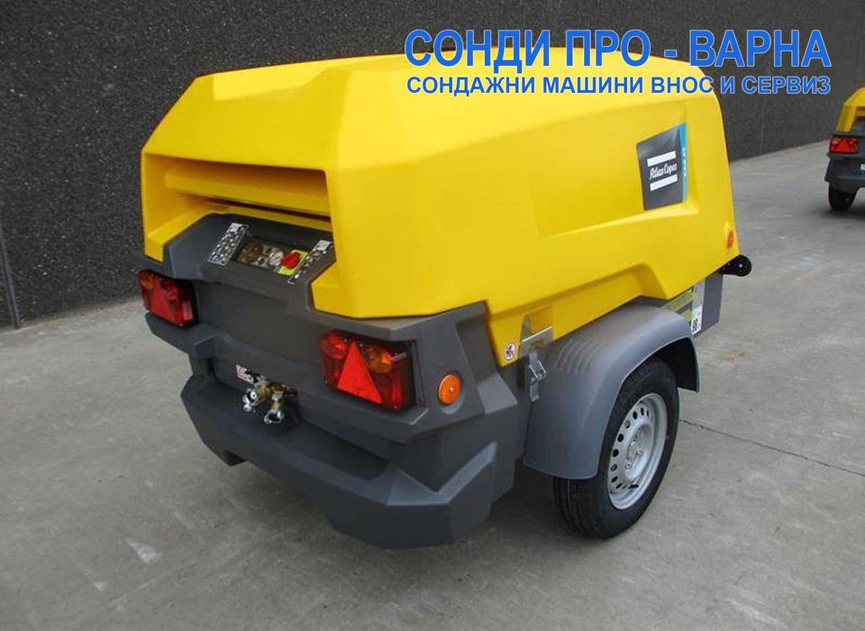 Мобилен компресор XAS88KD, 5м3/мин, дизелов 45hp, 7бара от Atlas Copco