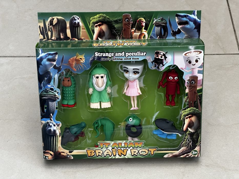 Italian brainrot  комплект  8бр.фиг./Тралеротралала/Балерина капучина