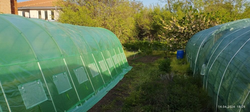 продавам 3 оранжерии 80кв.м.