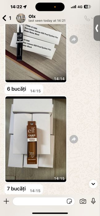 Cosmetice ELF noi lot 10 /50/100 buc