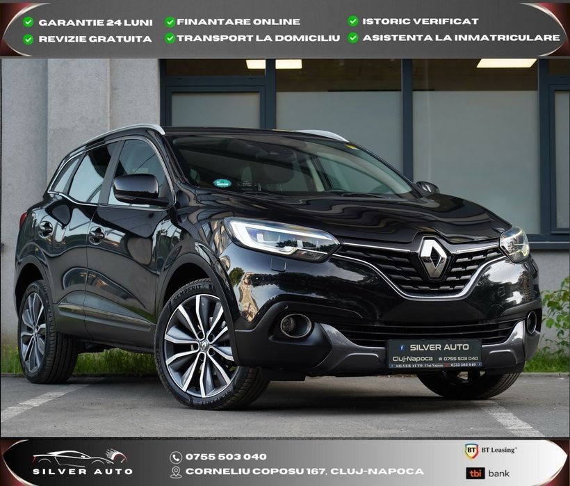 Renault Kadjar 1.6 4x4  BOSE Faruri Led Rate GARANTIE 12- 24 LUNI Revizie