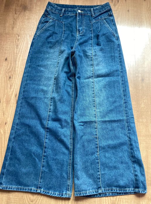 Дамски широки дънки