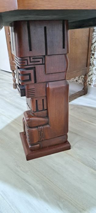 Дървена маса за шах