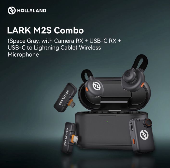 Новый. Lark m2s combo.Hollyland.Для айфона для андроид. Для камер
