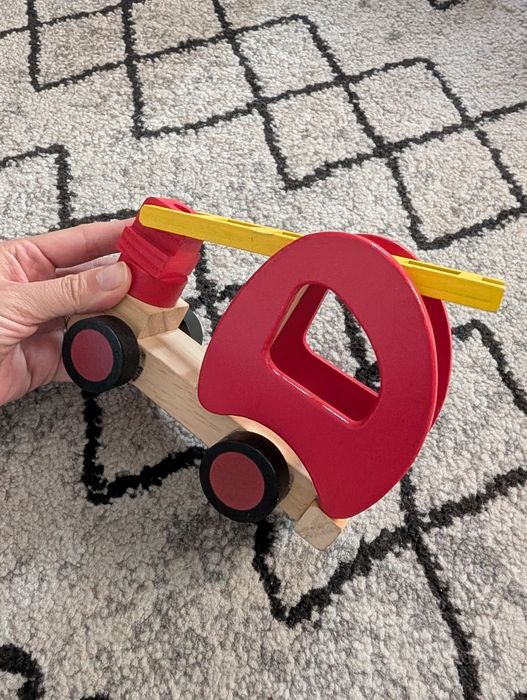 Set mașini lemn și pista