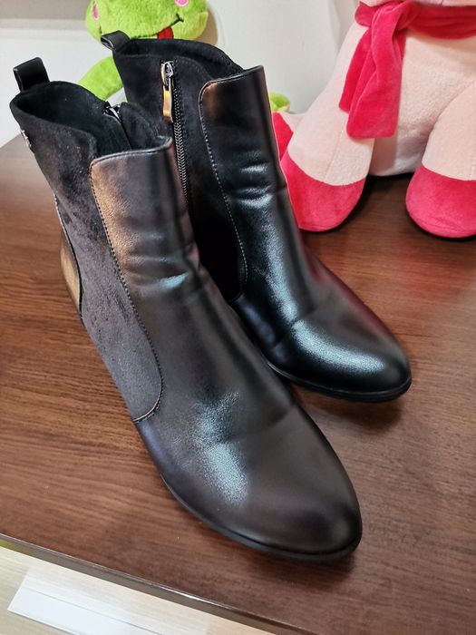 Дамски боти, естествена кожа