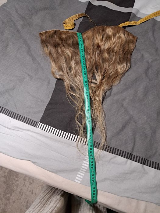 Естествена коса.Светло кестенява