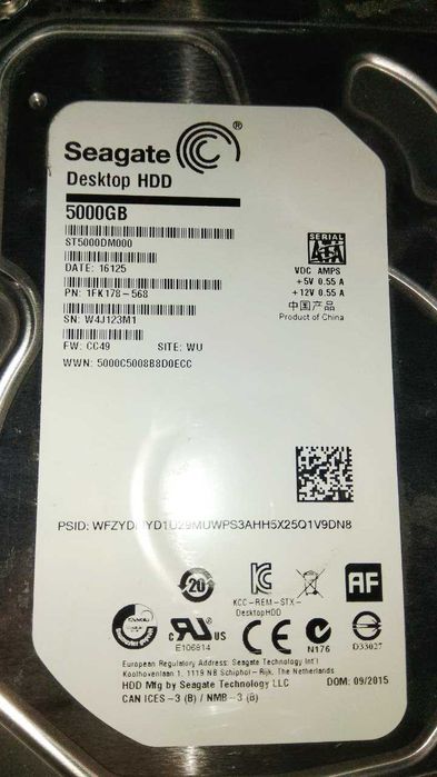 Seagate 5tb 2штуки