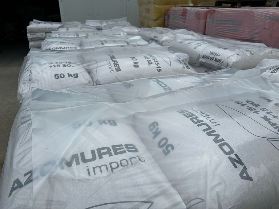 Ingrasaminte chimice complexe NPK Azomures  și Azotat de amoniu
