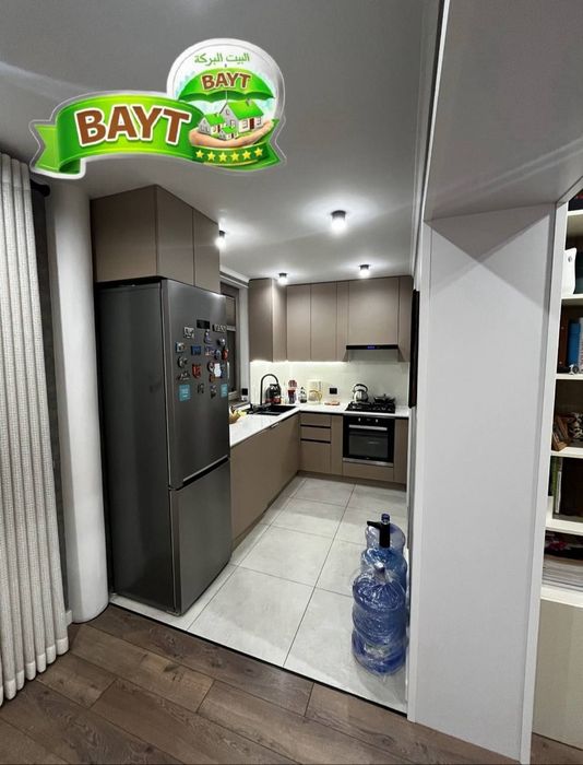 ХАМЗА МЕТРО МУКИМИ линия КИРПИЧ 2х6 56м² ²3/3/4 Евроремонт меб+тех |