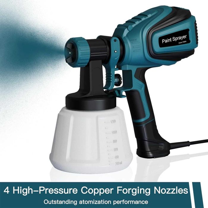 Pistol electric vopsit, 4 Duze, 700W si 1200ML, REDUS de la 350RON