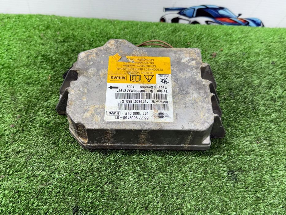 MODUL AIRBAG MINI COOPER CABRIO R57 LCI 1.6 BENZINA 2010 COD OEM 65779807168 9807168 611158001F 31980716801G 2006-2013