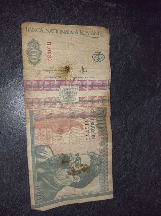 Bacnota 500 lei veche