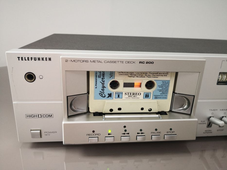 Telefunken rc 200 deck vintage casette