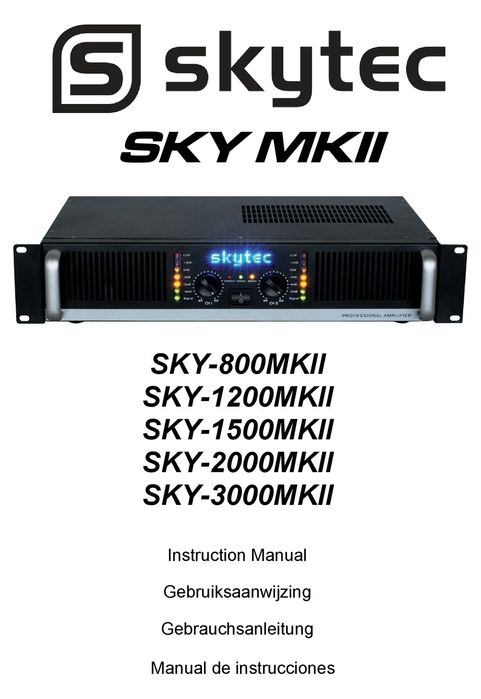 Skytec Sky 3000 MkII Power Amplifier